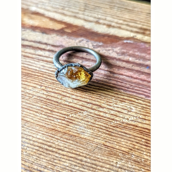 Free People Jewelry - FP x Hawkhouse Raw Citrine Ring